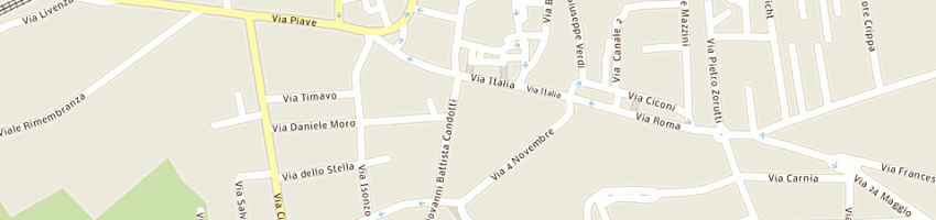 Mappa della impresa benvenuto raimondo a CODROIPO