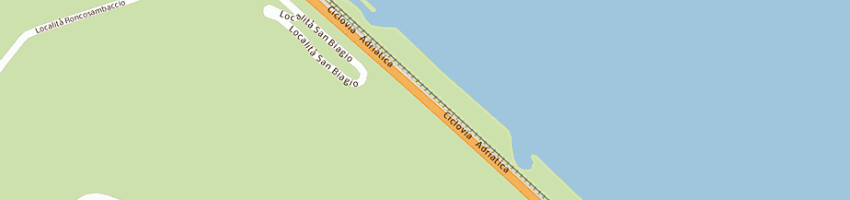 Mappa della impresa bar notturno di previtali angelo e peter snc a FANO