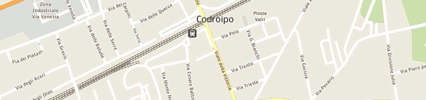 Mappa della impresa gardisan elettronica a CODROIPO