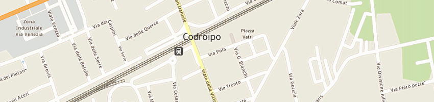 Mappa della impresa de clara laura a CODROIPO