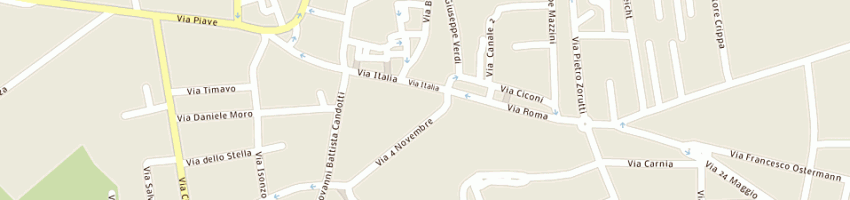 Mappa della impresa de martin pietro a CODROIPO