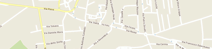 Mappa della impresa andromeda snc di peri cossutta stefano e bortolin valentino a CODROIPO