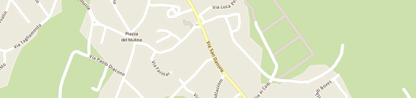 Mappa della impresa agricenter di della vedova stefano a RAGOGNA