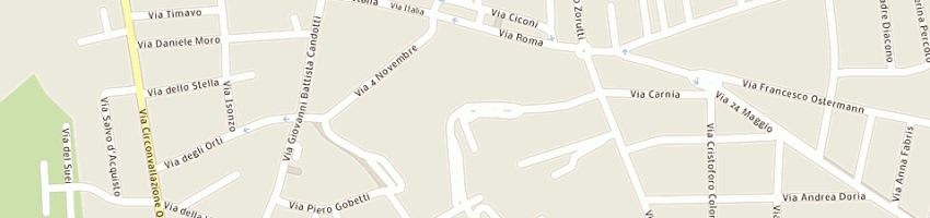 Mappa della impresa associazione sportiva centro nuoto codroipo a CODROIPO