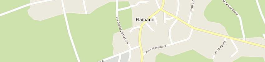 Mappa della impresa del degan alberto a FLAIBANO