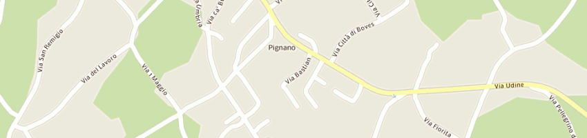 Mappa della impresa molinaro maria grazia a RAGOGNA