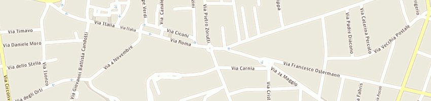 Mappa della impresa gelateria argentina di valdes luis e c snc a CODROIPO