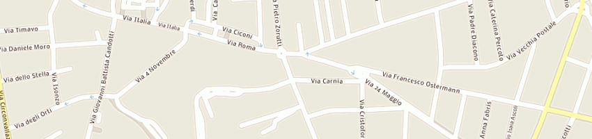 Mappa della impresa soramel-gasparini architetti associati a CODROIPO