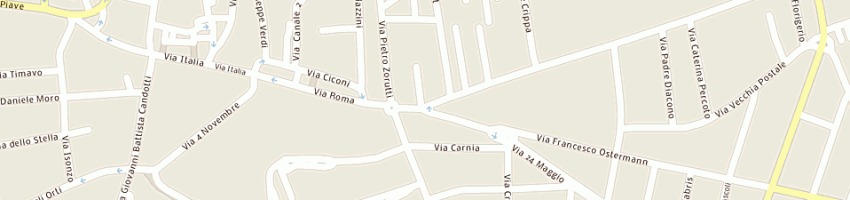 Mappa della impresa bar friuli a CODROIPO