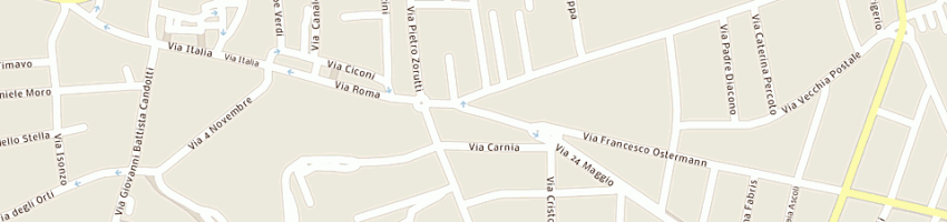 Mappa della impresa brecevaz mario a UDINE