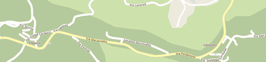 Mappa della impresa da pozzo franco a VERZEGNIS