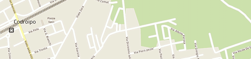Mappa della impresa fabello gino a CODROIPO