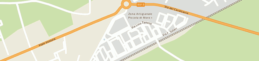 Mappa della impresa turco franco e c snc a CODROIPO