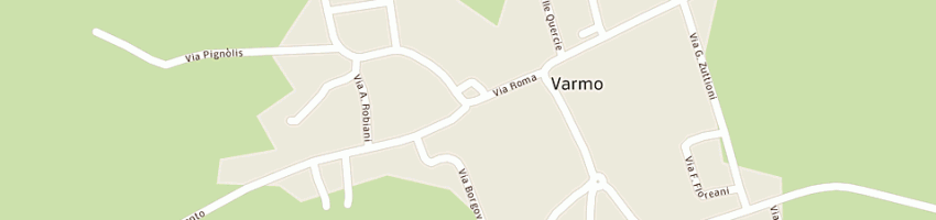 Mappa della impresa vuaran gianni a VARMO