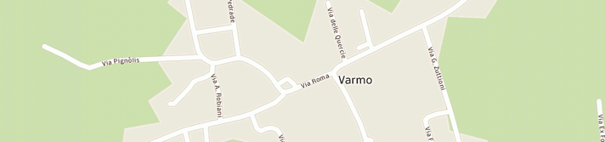 Mappa della impresa bar rocco di salvador luigino a VARMO