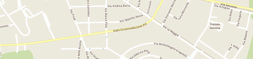 Mappa della impresa carino nadia a CODROIPO