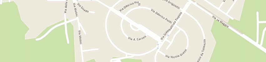 Mappa della impresa moltiplika di giacomuzzi federico a CODROIPO