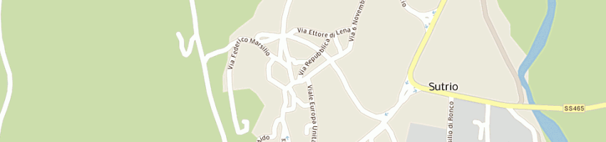 Mappa della impresa panificio del negro angelo e eredi del negro gino (snc) a SUTRIO