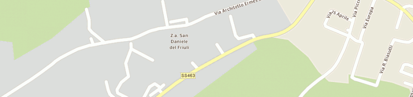 Mappa della impresa orlando franco a SAN DANIELE DEL FRIULI