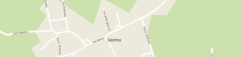 Mappa della impresa spagnol angelo a VARMO