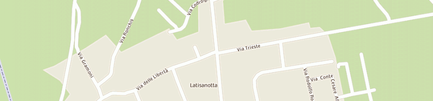 Mappa della impresa adriaelettrica a LATISANA