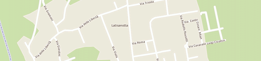 Mappa della impresa studio p2 snc a LATISANA