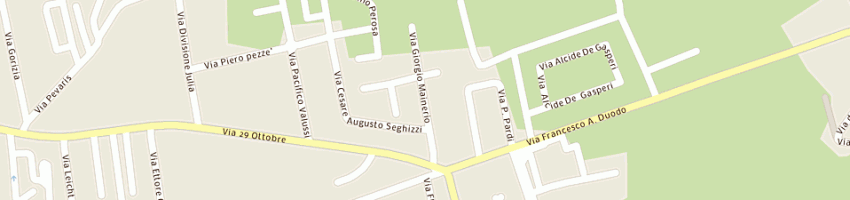 Mappa della impresa guatto luigi a CODROIPO