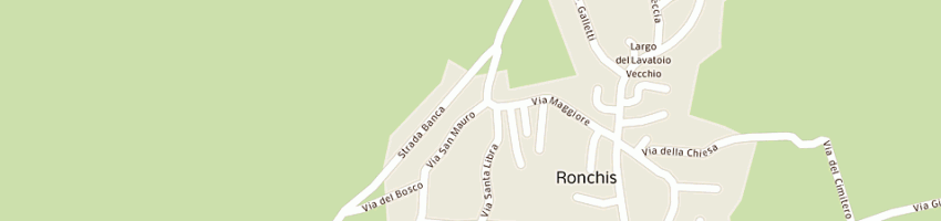 Mappa della impresa osteria da omero a RONCHIS