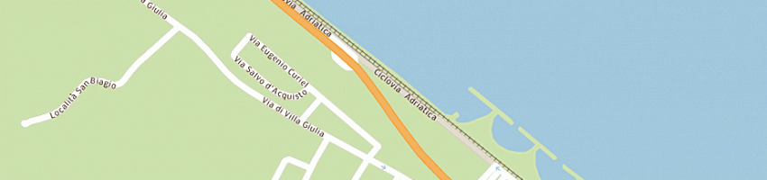 Mappa della impresa az agr fano flor a FANO