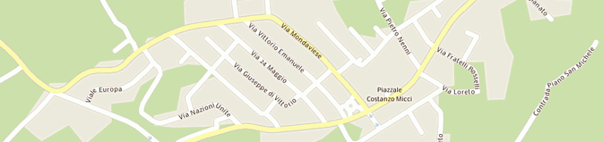Mappa della impresa priori luigi a MONDAVIO