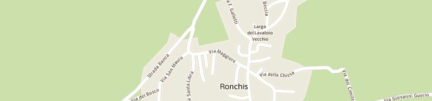 Mappa della impresa bar centrale a RONCHIS