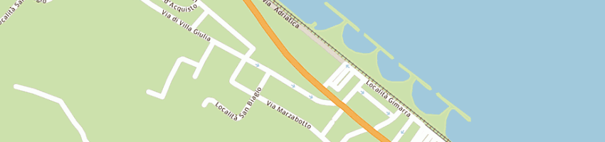 Mappa della impresa tecnodue di pierini e primavera (snc) a FANO