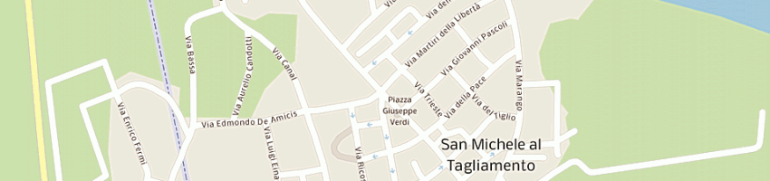 Mappa della impresa valentinuzzi carlo alberto a SAN MICHELE AL TAGLIAMENTO
