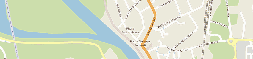 Mappa della impresa gioielleria 18 carati snc di brocca luciano e c a LATISANA