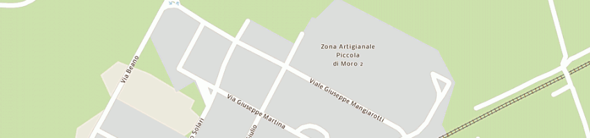 Mappa della impresa ferralluminio toffoli srl a CODROIPO