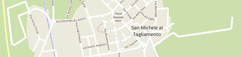 Mappa della impresa edicola cartolibreria di butto'fe faggiani l a SAN MICHELE AL TAGLIAMENTO