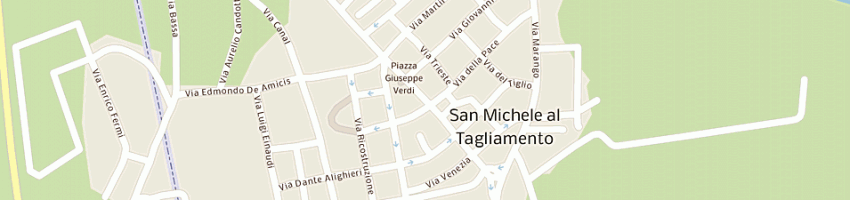 Mappa della impresa santorso sergio a SAN MICHELE AL TAGLIAMENTO