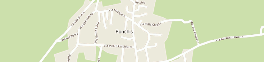 Mappa della impresa albano market di scrazzolo albano a RONCHIS