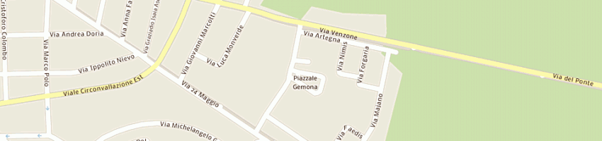 Mappa della impresa best service srl a CODROIPO