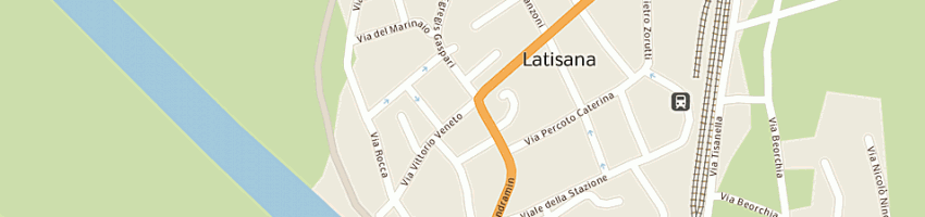 Mappa della impresa tabaccheria ricevitoria giachin sonia a UDINE
