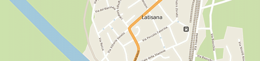 Mappa della impresa pin guerrino a LATISANA