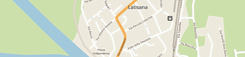 Mappa della impresa zangrando alessandro a LATISANA