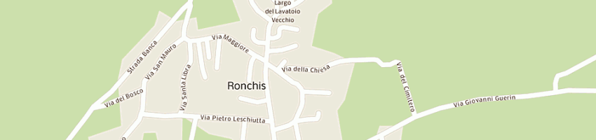 Mappa della impresa della negra nella a RONCHIS