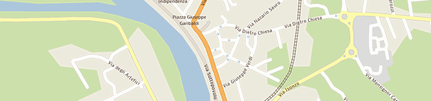 Mappa della impresa serenissima srl a LATISANA
