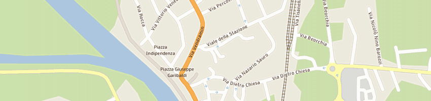 Mappa della impresa montagner renato a LATISANA