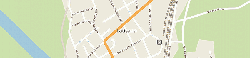 Mappa della impresa petiziol vittorino a LATISANA