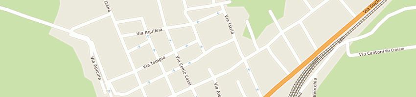 Mappa della impresa as centro nuoto latisana a LATISANA