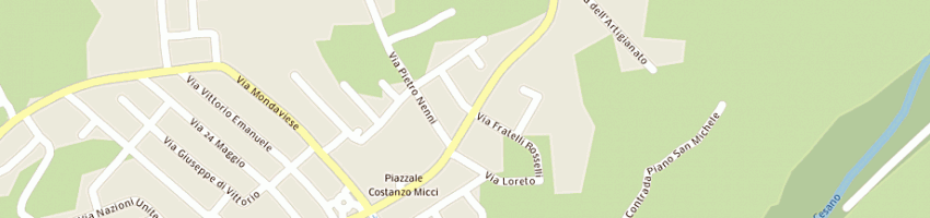 Mappa della impresa ceccarini silvia a MONDAVIO