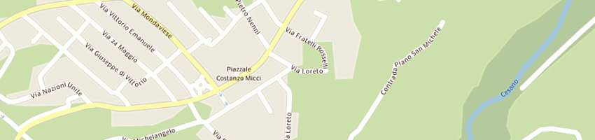 Mappa della impresa ammne comunale di mondavio a MONDAVIO