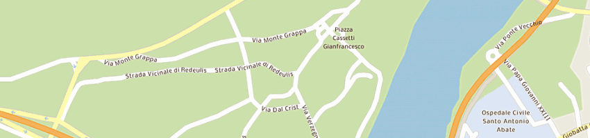 Mappa della impresa cacitti beniamino a TOLMEZZO